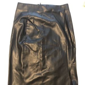 Ann Taylor Leather Pencil Skirt